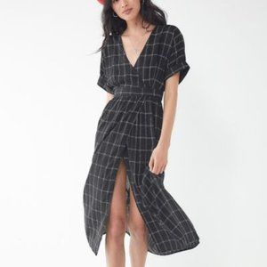Urban Outfitters Gloria Midi Wrap Dress